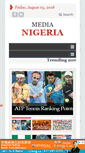 Mobile Screenshot of medianigeria.com