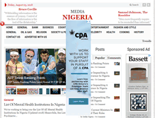 Tablet Screenshot of medianigeria.com